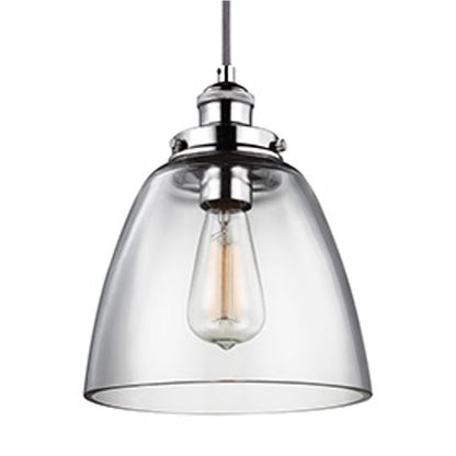 Baskin Pendant in Polished Nickel by Murray Feiss,  P1349PN