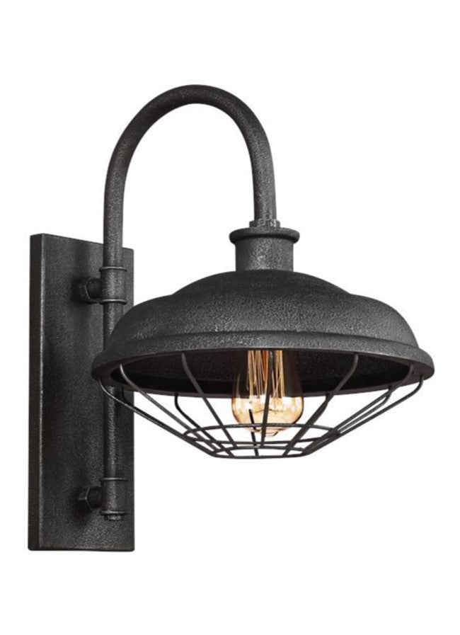 Lennex Wall Lantern in Slated Grey Metal, by Feiss, WB1828SGM