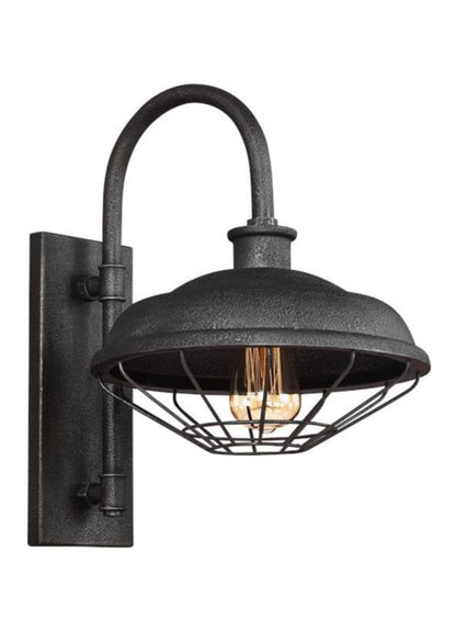 Lennex Wall Lantern in Slated Grey Metal, by Feiss, WB1828SGM