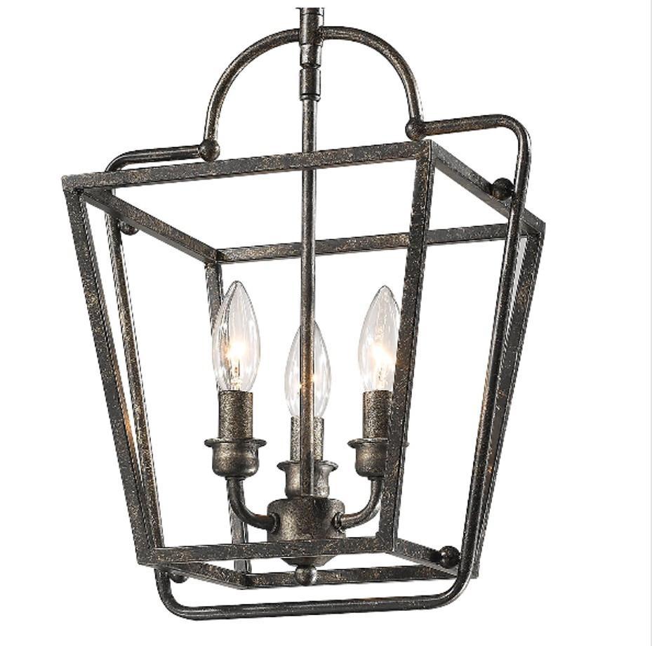 Elegant Open Cage Lantern OPEN BOX