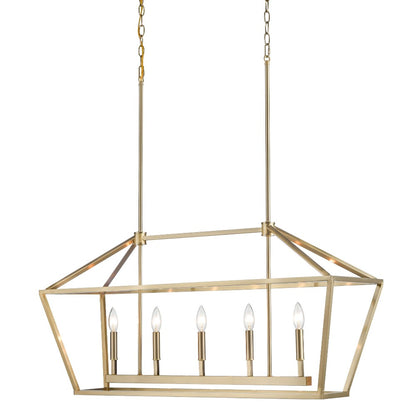 Poppy Cage Linear Pendant
