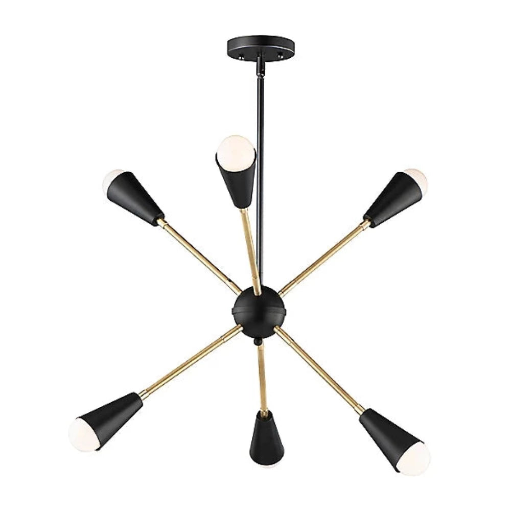 Blair Sputnik Chandelier, Chandelier, Black