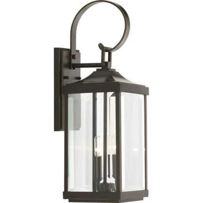 Gibbes Outdoor Wall Lantern, 2-Light Lantern, Antique Bronze