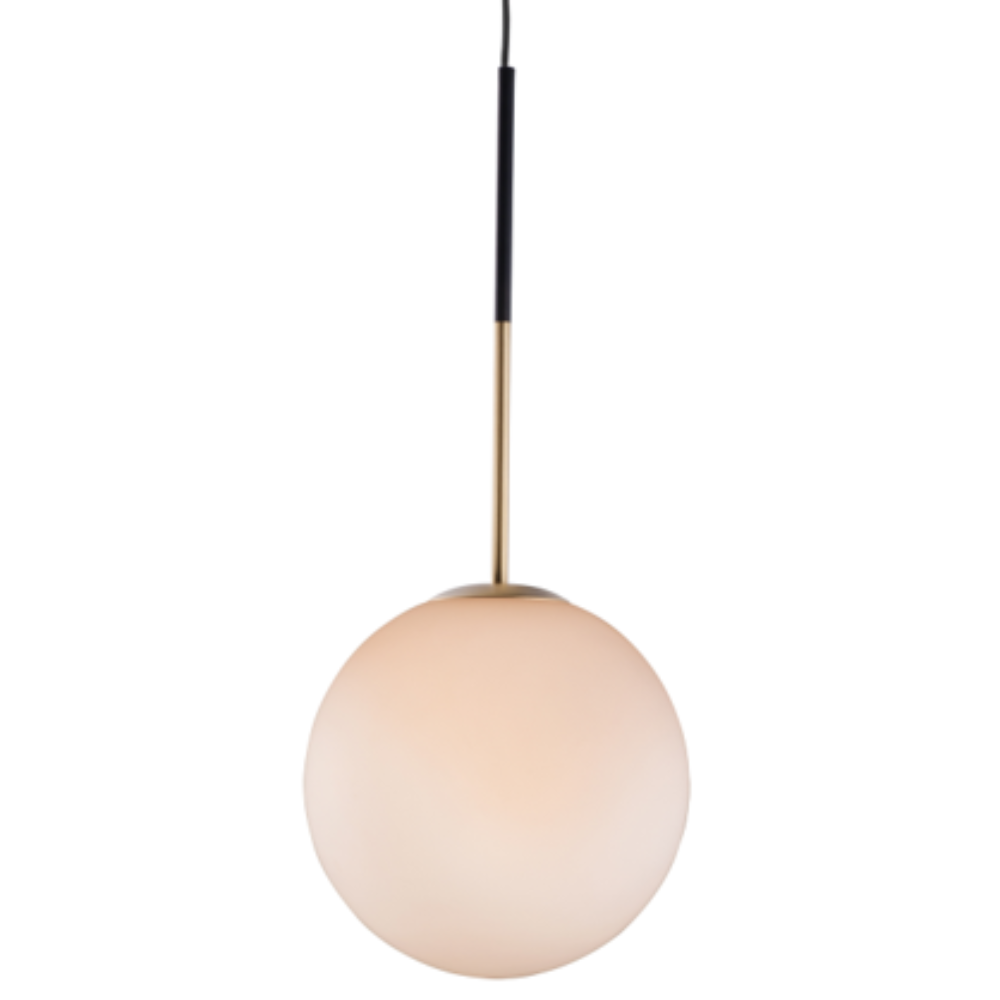 Olive Pendant, Pendant, Satin Brass