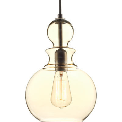 Progress Lighting Staunton Pendant in Antique Bronze with Smoke Glass P5334-20