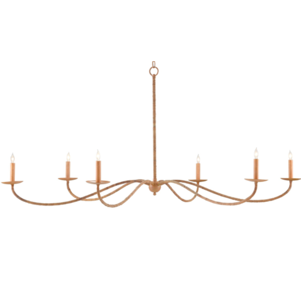 Saxon Chandelier, Chandelier, Rattan