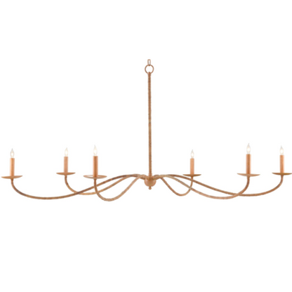 Saxon Chandelier, Chandelier, Rattan