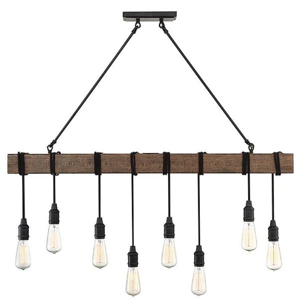 Burgess 8 Light Pendant in Durango by Savoy House 1-990-8-41