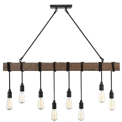 Burgess 8 Light Pendant in Durango by Savoy House 1-990-8-41