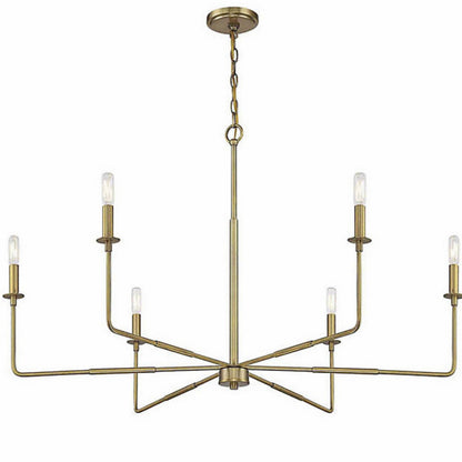 Harrison Chandelier, Chandelier, Warm Brass