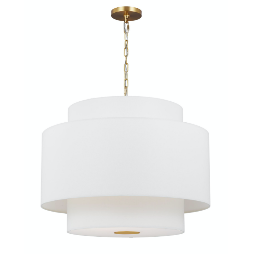 Cambridge Pendant, Pendant, Burnished Brass