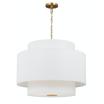 Cambridge Pendant, Pendant, Burnished Brass