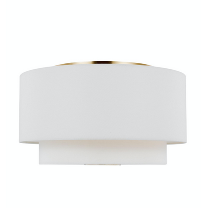 Camrbidge Flushmount, Flushmount, Brass