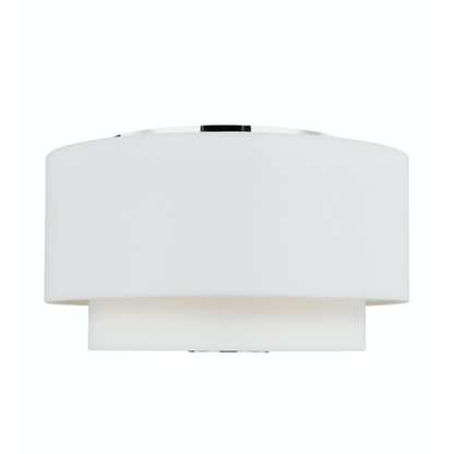 Cambridge Flushmount, Flushmount, Nickel