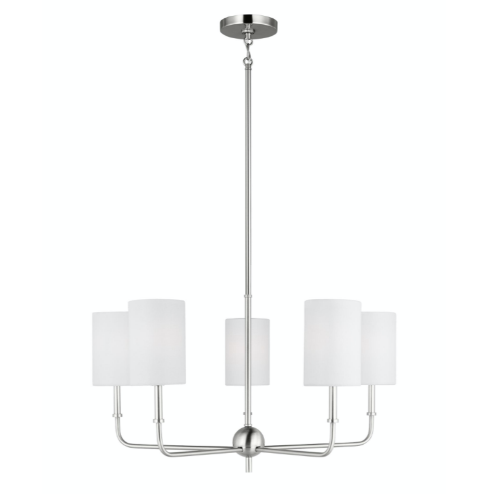 Hela Chandelier, Chandelier, Brushed Nickel