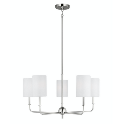 Hela Chandelier, Chandelier, Brushed Nickel