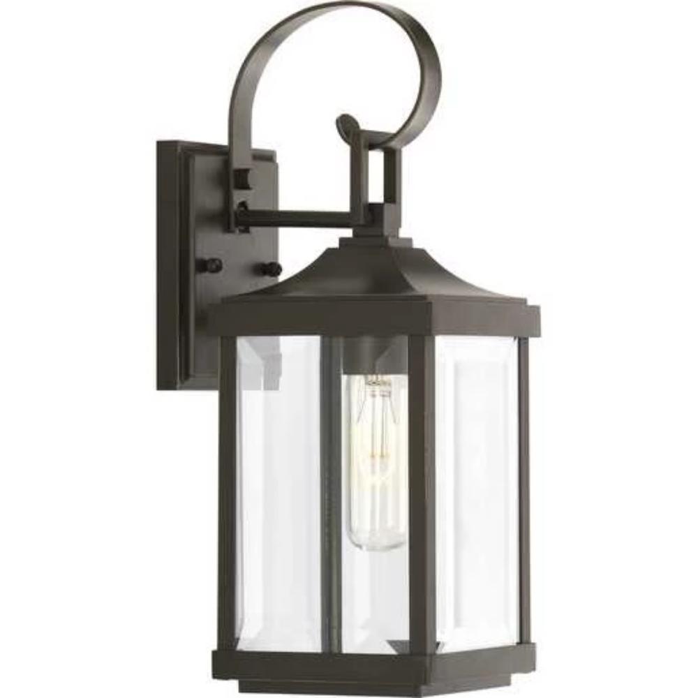 Gibbes Outdoor Wall Lantern, 1-Light Lantern, Antique Bronze