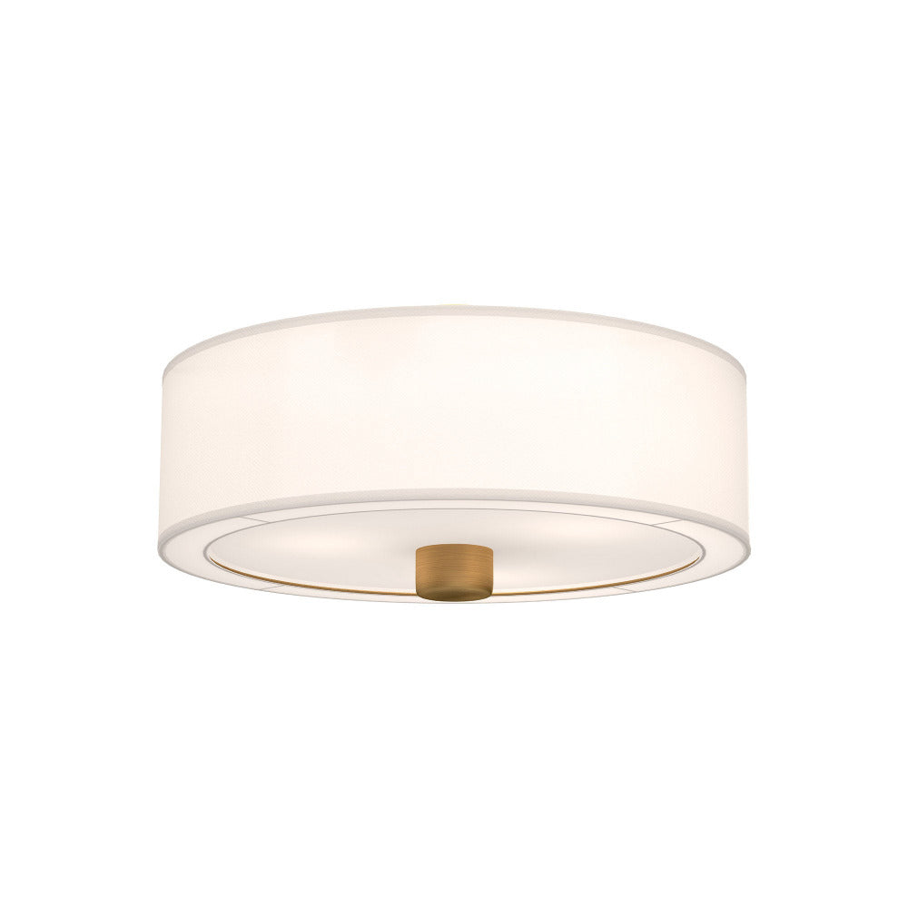 Serene Flush Mount, Flush Mount, Aged Gold