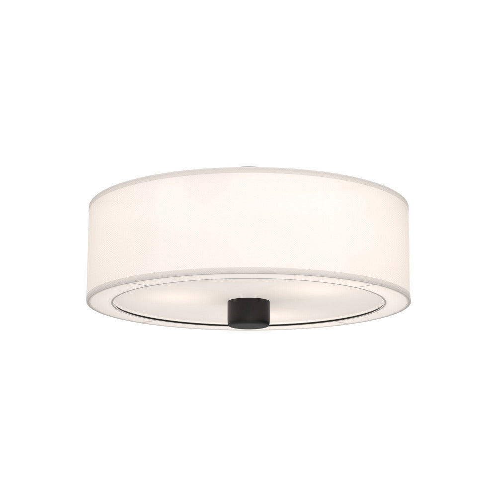 Serene Flush Mount, Flush Mount, Midnight Black