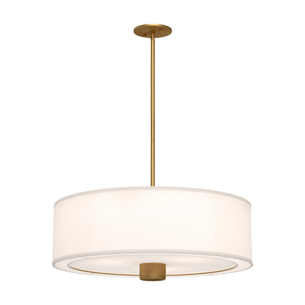 Serene Pendant, Pendant, Aged Gold