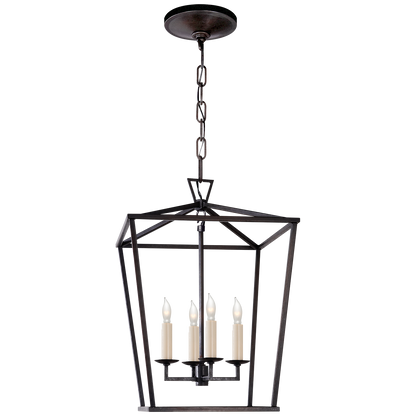 Darlana 4 Light Lantern in Aged Iron by Visual Comfort CHC2164AI