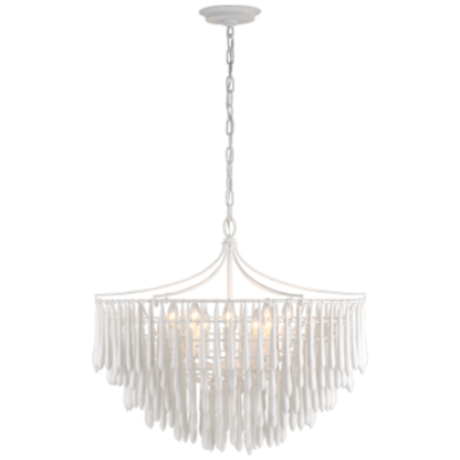 Tara Chandelier, Chandelier, Plaster White