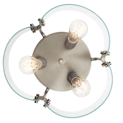 Thoreau 3-Light Semi Flush