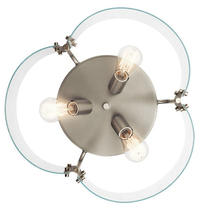 Thoreau 3-Light Semi Flush