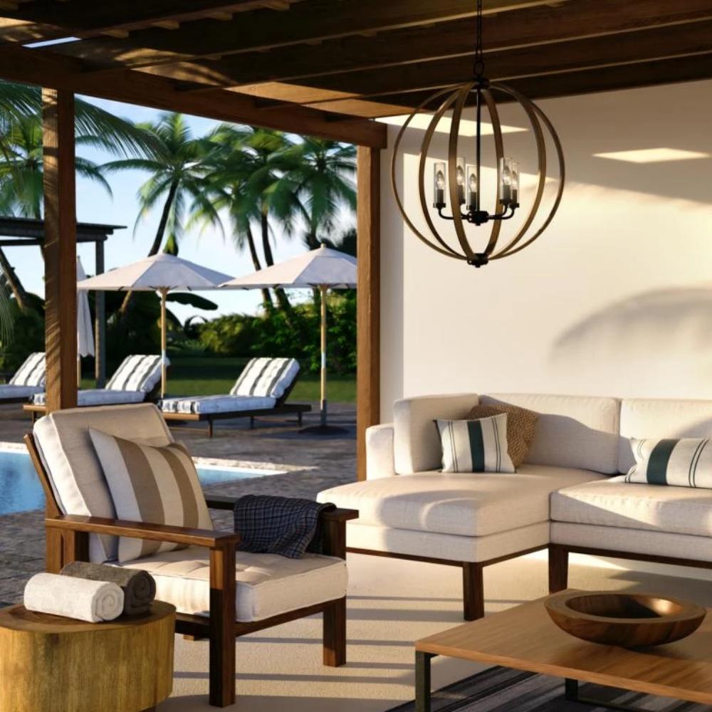 Liaw Outdoor Chandelier