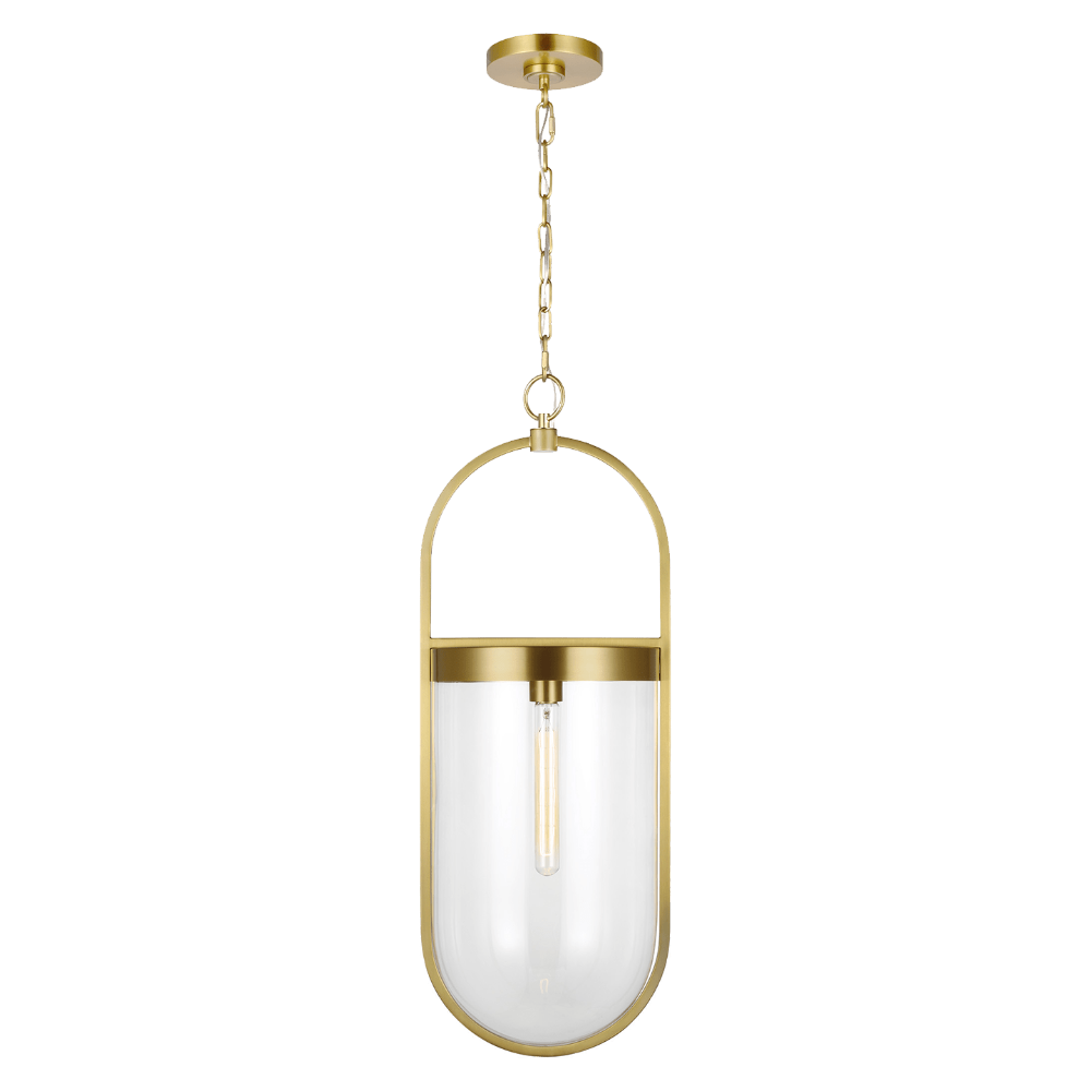Tassin Large Pendant, Pendant, Brass