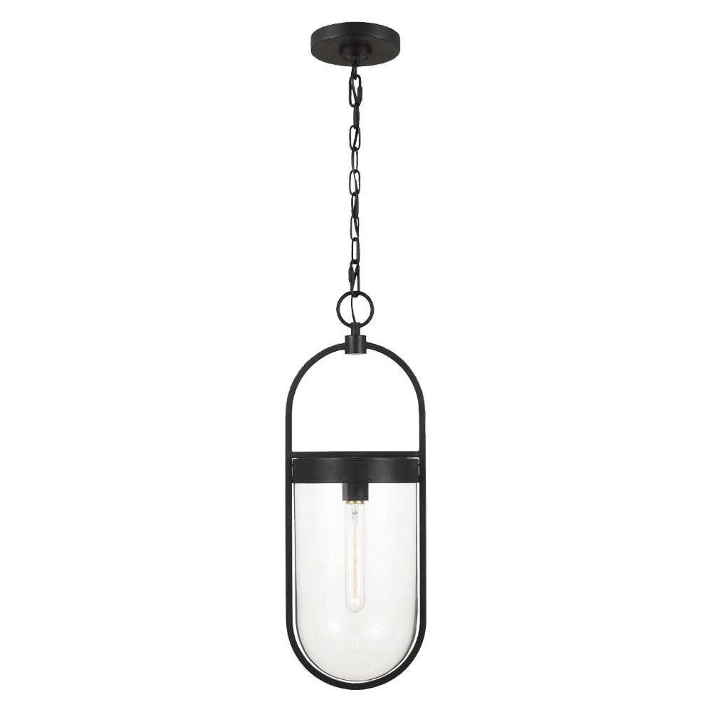 Tassin Small Pendant, Pendant, Aged Iron