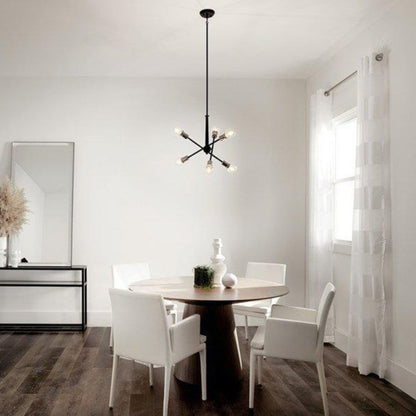 Armstrong 6-Light Chandelier, Chandelier, Black