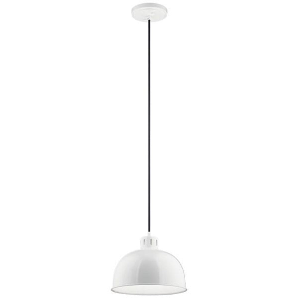 Eamon White Pendant, Pendant, White