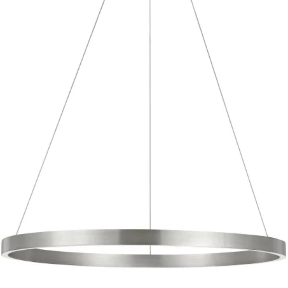 Fiama Suspension, 30" LED Suspension Chandelier, Satin Nickel