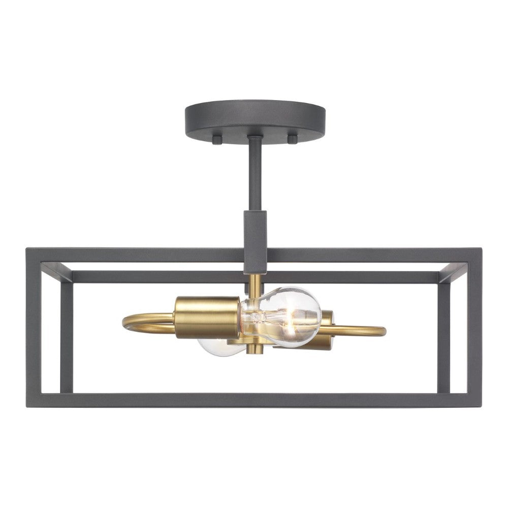 Draper 2-Light Semi-Flush