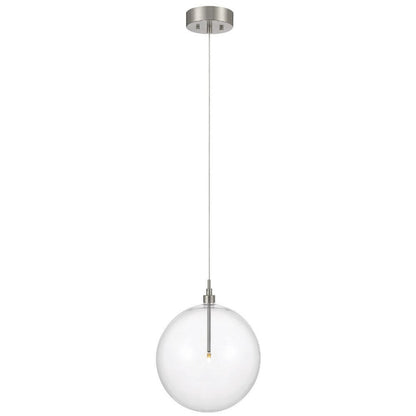 Chey Pendant, Pendant, Brushed Nickel