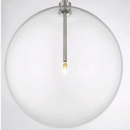 Chey Pendant, Pendant, Brushed Nickel