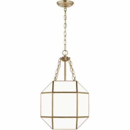 Doja Brass Lantern, Lantern, Satin Brass 