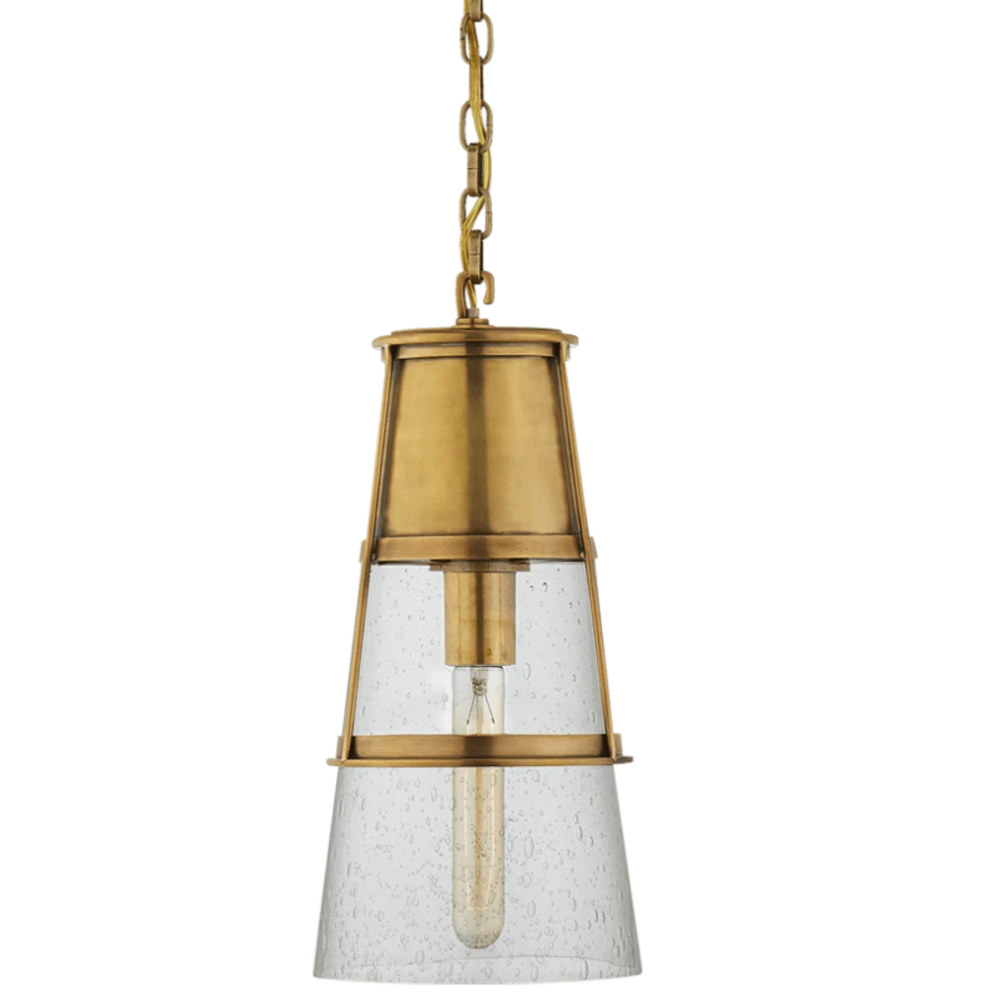 Blaese Pendant in Hand-Rubbed Antique Brass